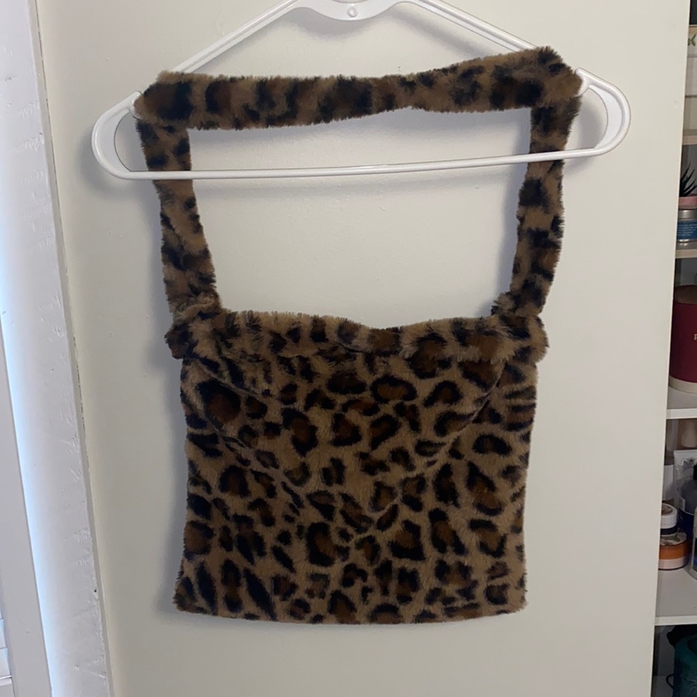 Shein Leopard Print Shoulder Bag